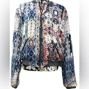 KAS NEW YORK Boho bomber jacket